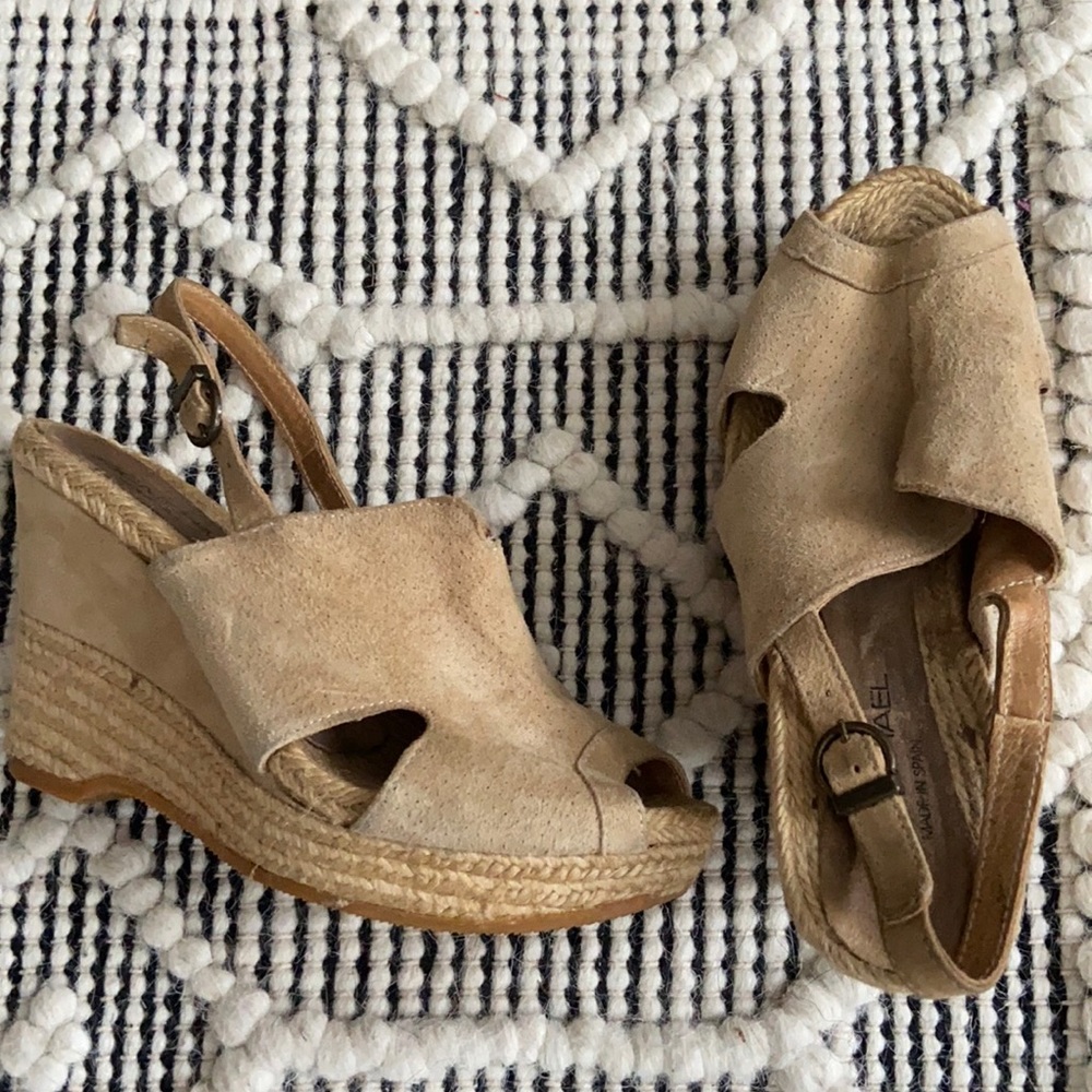 Eric Michael Espadrille Wedge Sandals